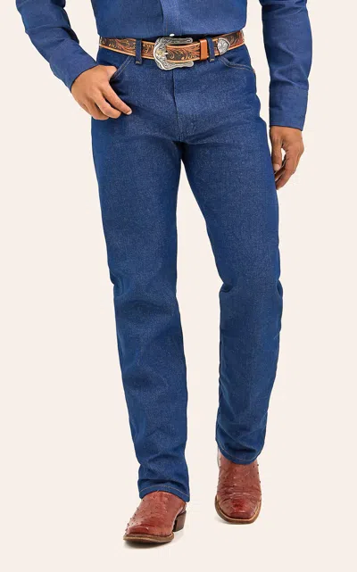 Wrangler Cowboy Cut Rigid Indigo Original Fit Jeans In Multi