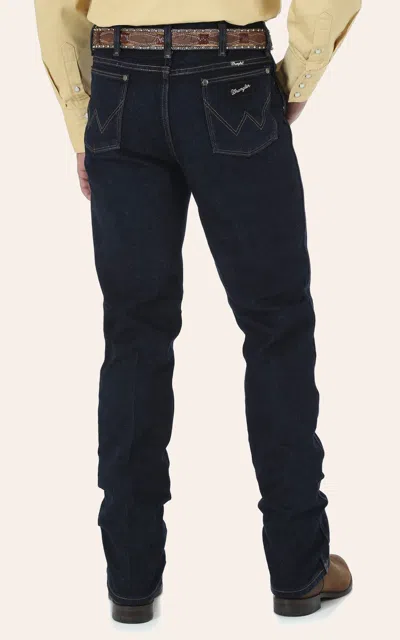 Wrangler Cowboy Cut Silver Edition Dark Wash Slim Fit Jeans In Blue