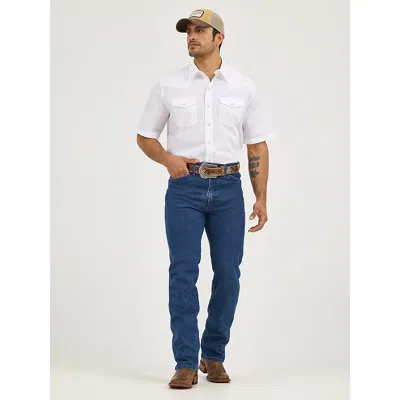 Wrangler ® Cowboy Cut® Slim Fit Active Flex Jeans In Stonewash In Blue