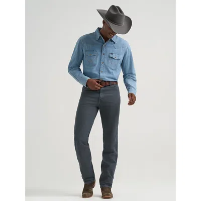 Wrangler ® Cowboy Cut® Slim Fit Jean In Charcoal Gray In Blue