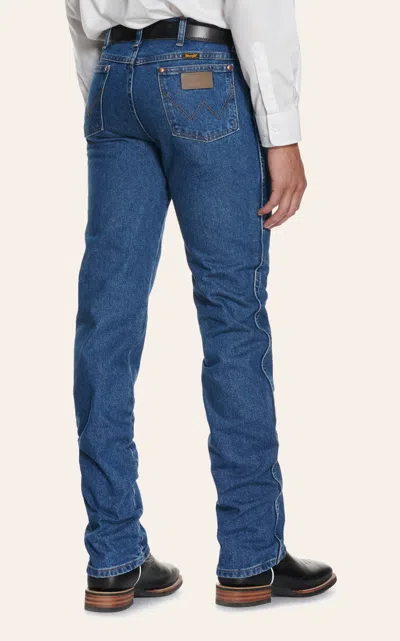 Wrangler Cowboy Cut Stonewash Blue Slim Fit Jeans