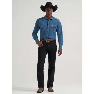 Wrangler ® Cowboy Cut® Stretch Slim Fit Jean In Black Stretch