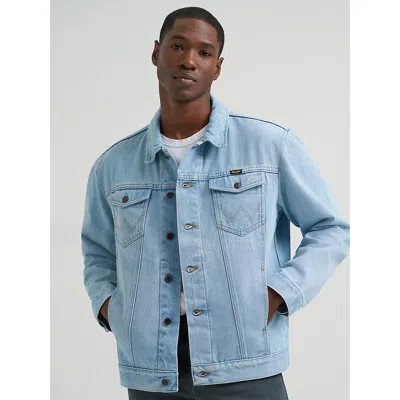 Wrangler ® Cowboy Cut® Unlined Denim Jacket In Gh Bleach In Blue