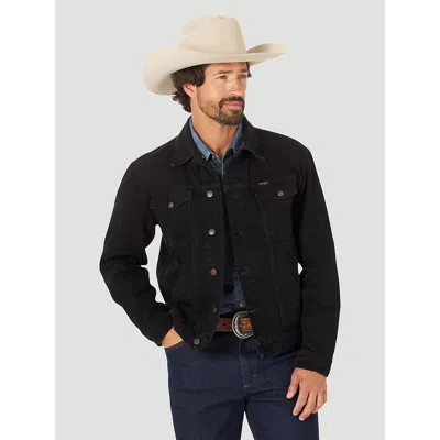 Wrangler ® Cowboy Cut® Unlined Denim Jacket In Shadow Black