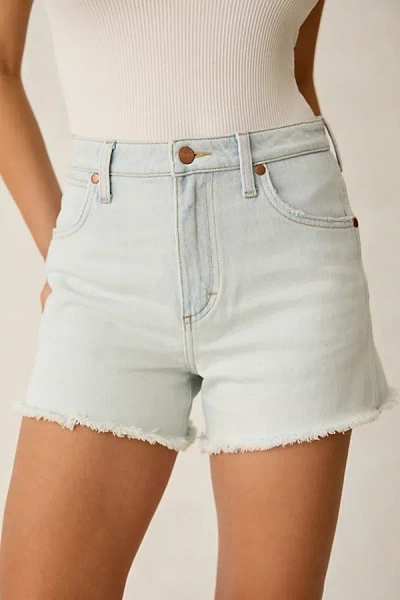 Wrangler Cowboy Cutoff Denim Short In Mara, Women's At Urban Outfitters In Blue