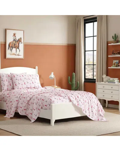 Wrangler Cowgirl Dreams Sheet Set - Kids In Pink