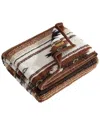 Wrangler Coyote Sands Sherpa Reversible Throw Blanket