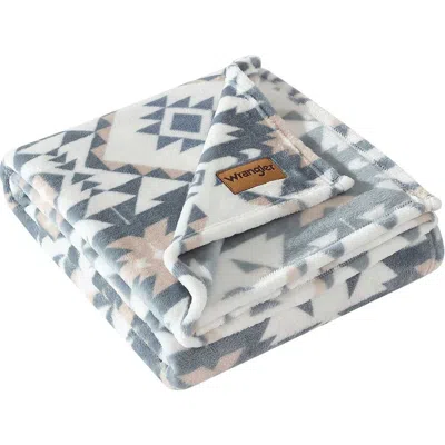 Wrangler Dakota Throw Blanket In Gray