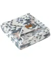 Wrangler Dakota Ultra Soft Plush Fleece Reversible Throw Blanket