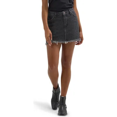 Wrangler Denim Miniskirt In Icon Era