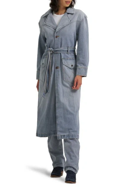 WRANGLER WRANGLER DENIM TRENCH COAT