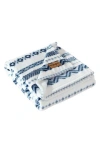 Wrangler Diamond Trail Ultra Soft Plush Fleece Reversible Throw Blanket In Blue