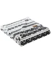 Wrangler Diamond Trail Ultra Soft Plush Fleece Reversible Throw Blanket In Black