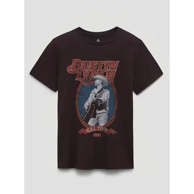Wrangler Dustin Lynch 2019 Tour Reg Fit Graphic Tee In Ganache In Brown