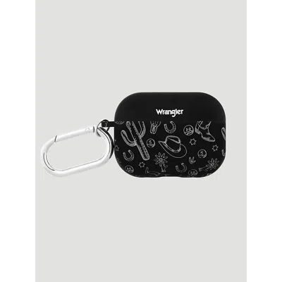 Wrangler Earbuds Case With Carabiner In Black