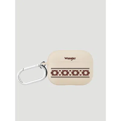 Wrangler Earbuds Case With Carabiner In Ivory In White
