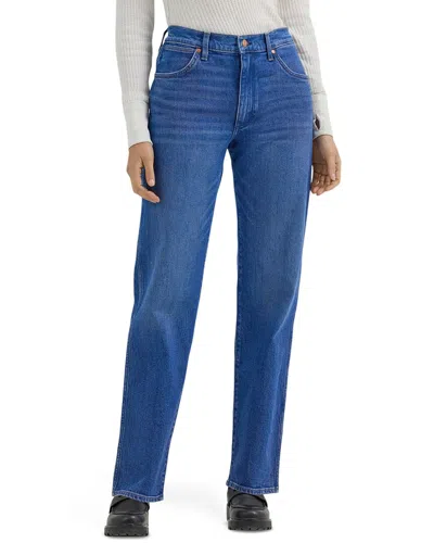 WRANGLER WRANGLER ELECTRIC BLUE STRAIGHT LEG JEAN
