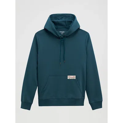Wrangler Fit For Champions Pullover Hoodie In Stargazer In Green