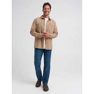Wrangler ® Five Star Premium Denim Comfort Stretch Straight Fit Jean In Metro In Nude