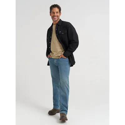 Wrangler ® Five Star Premium Denim Comfort Stretch Straight Fit Jean In Tombstone In Blue