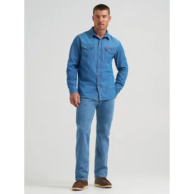 Wrangler ® Five Star Premium Denim Regular Fit Jean In Lt Stonewash In Blue