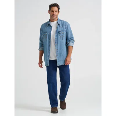 Wrangler ® Five Star Premium Denim Relaxed Fit Jean In Dark Rinse In Blue