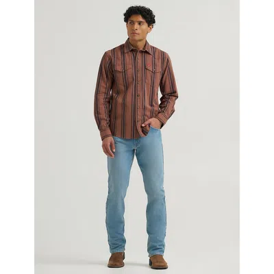 Wrangler ® Five Star Premium Regular Fit Bootcut Jean In Stange In Blue - Light