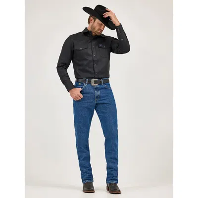 Wrangler George Strait Cowboy Cut® Relaxed Fit Jean In Hvywght Stn Den In Blue