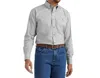 Wrangler George Strait Buttondown Long Sleeve Shirt In Grey In Gray