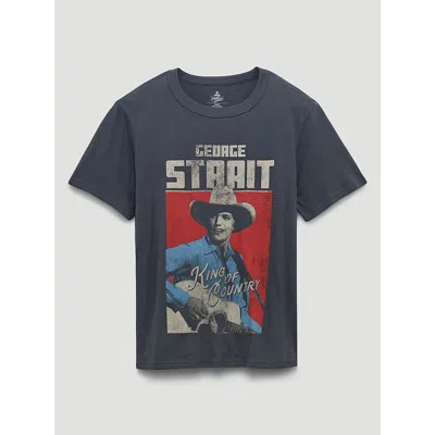 Wrangler George Strait Young King Graphic T-shirt In Asphalt In Gray