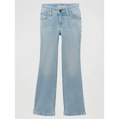 Wrangler Kids' Girl's  Bespoke Bootcut Jean In Harmony In Blue