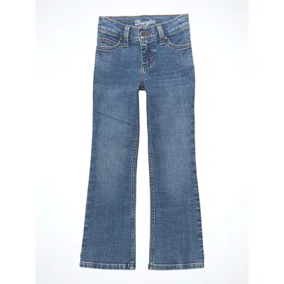 Wrangler Kids' Girl's  Retro® Bootcut Jean (4-18) In Wendy In Blue