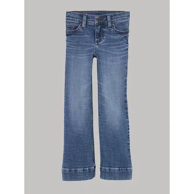 Wrangler Kids' Girl's  Retro® Trouser Jean (4-18) In Embry In Blue