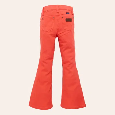 Wrangler Kids' Girls' Alexa Coral Flare Jeans In Orange