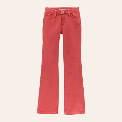Wrangler Girls' Chili Bootcut Jeans In Red