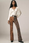 Wrangler High-rise Bootcut Jeans In Brown