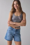 Wrangler High-rise Relaxed Denim Short In Dallas, Women's At Urban Outfitters In Brown