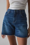 Wrangler High-rise Relaxed Denim Short In Quinn, Women's At Urban Outfitters