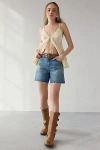 Wrangler High-rise Relaxed Denim Short In Sierra, Women's At Urban Outfitters