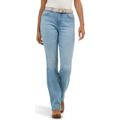 Wrangler High Waist Bootcut Jeans In Dune