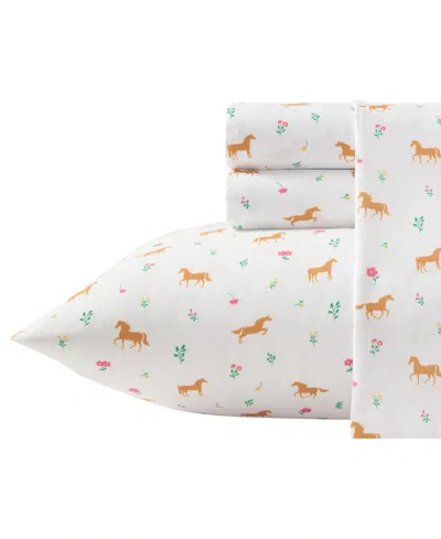 Wrangler Horse Meadow Microfiber 3-pc. Sheet Set, Twin In White