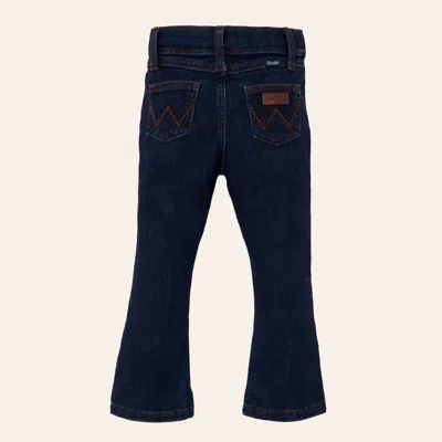 Wrangler Babies' Infant & Toddler Boys' Dark Wash Bootcut Jeans In Blue