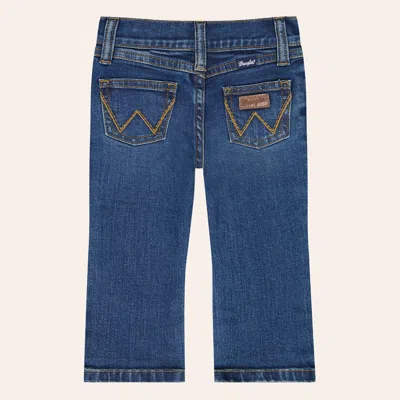 Wrangler Babies' Infant & Toddler Boys' Small Town Medium Wash Bootcut Jeans In Blue