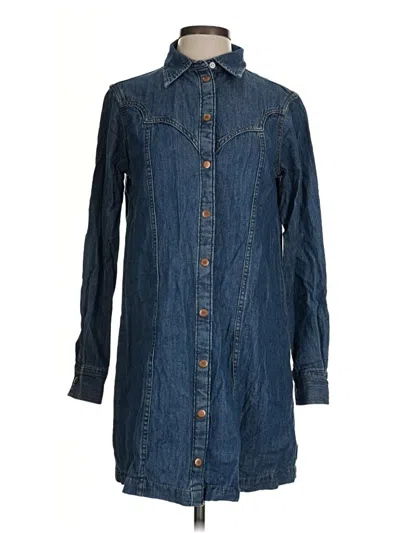 Pre-owned Wrangler Jeans Co Casual Dress In Blue