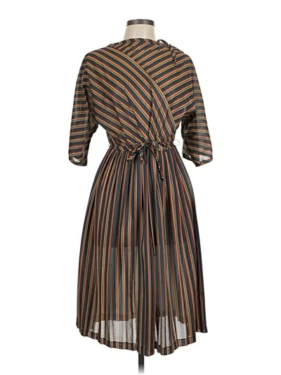 Pre-owned Wrangler Jeans Co Casual Dress In Brown