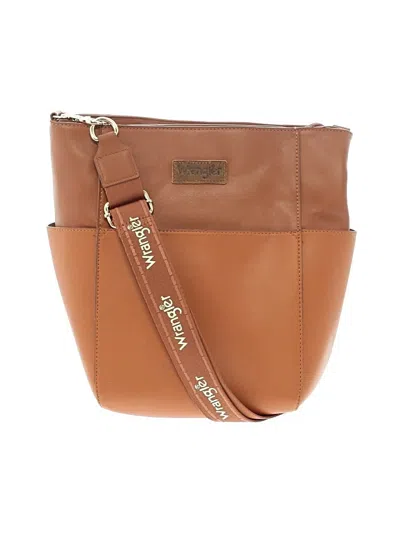 Pre-owned Wrangler Jeans Co Crossbody Bag In Brown