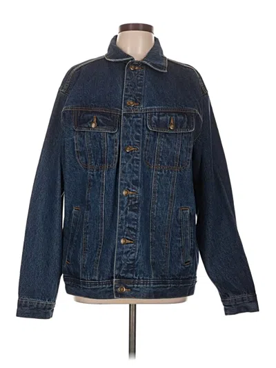 Pre-owned Wrangler Jeans Co Denim Jacket In Blue