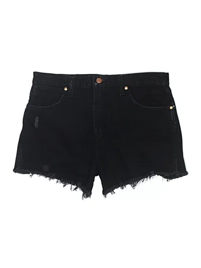 Pre-owned Wrangler Jeans Co Denim Shorts In Black