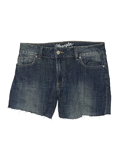 Pre-owned Wrangler Jeans Co Denim Shorts In Blue