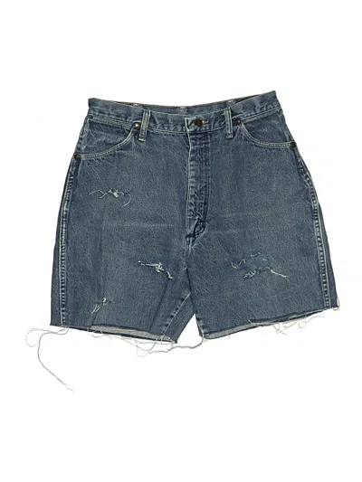 Pre-owned Wrangler Jeans Co Denim Shorts In Blue